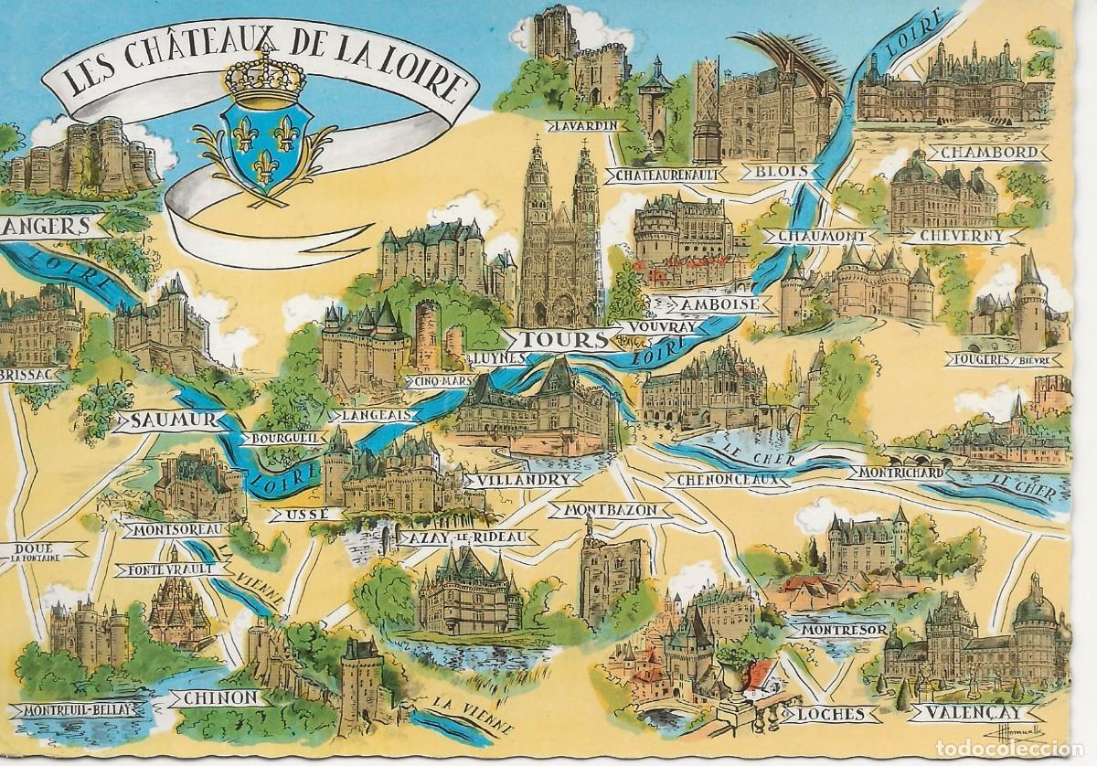 Postales: FRANCE - LES CHATEAUX DE LA LOIRE