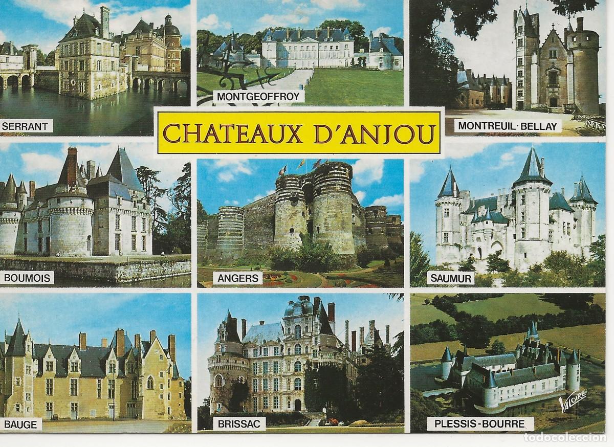 Postales: FRANCE - LES CHATEAUX D'ANJOU