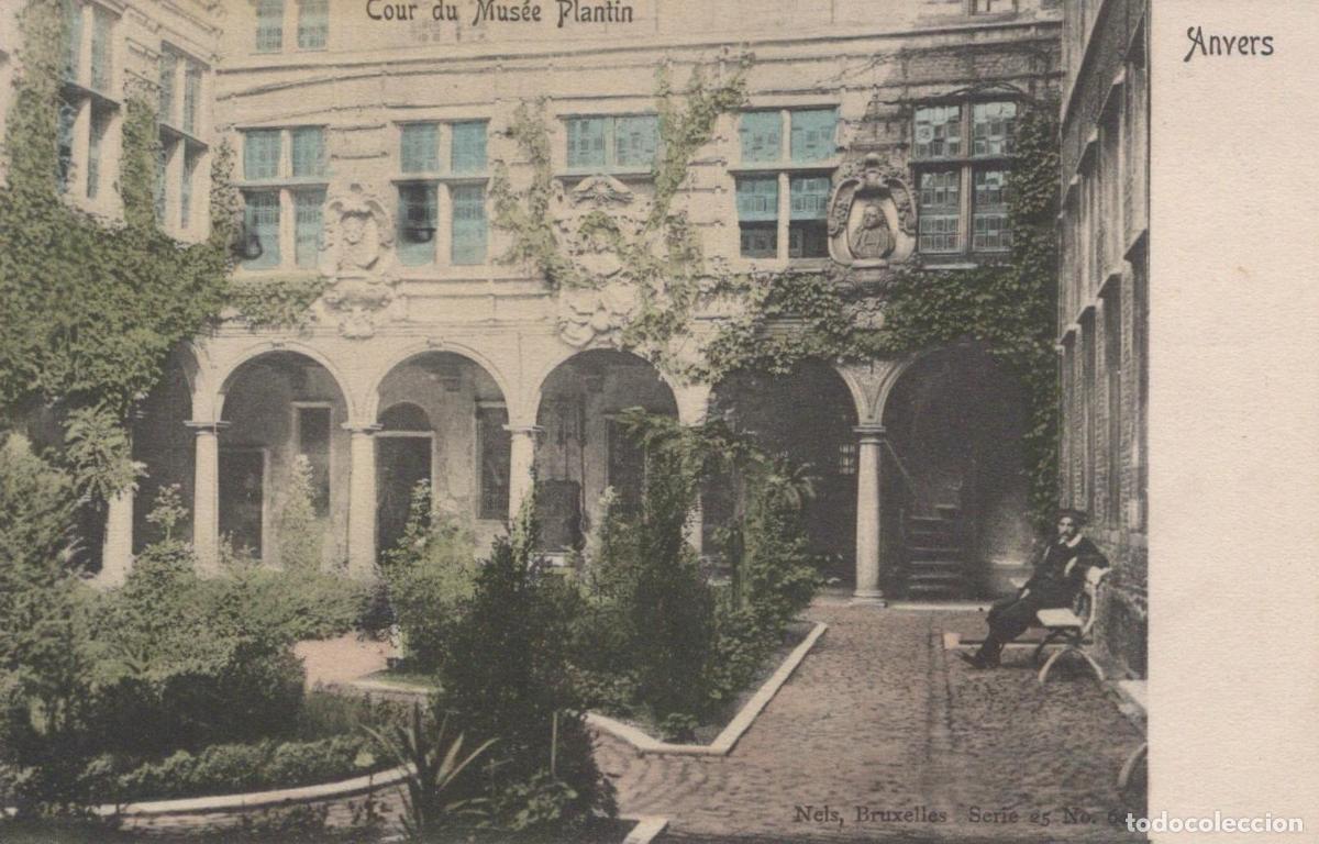 Cartoline: Belgium Antwerpen Anvers Province D Mus&eacute;e Plantin Cour Architecture *YAH002