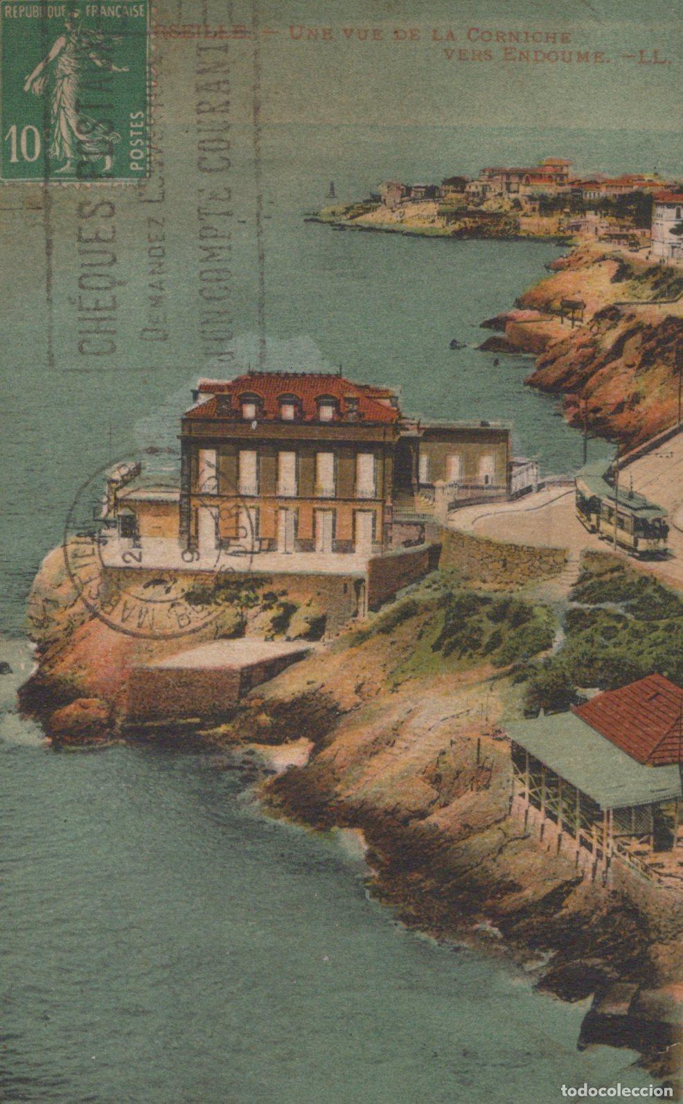 Cartoline: France Marseilles Marseille Provence Corniche Vers Endoume Architecture *YAH025