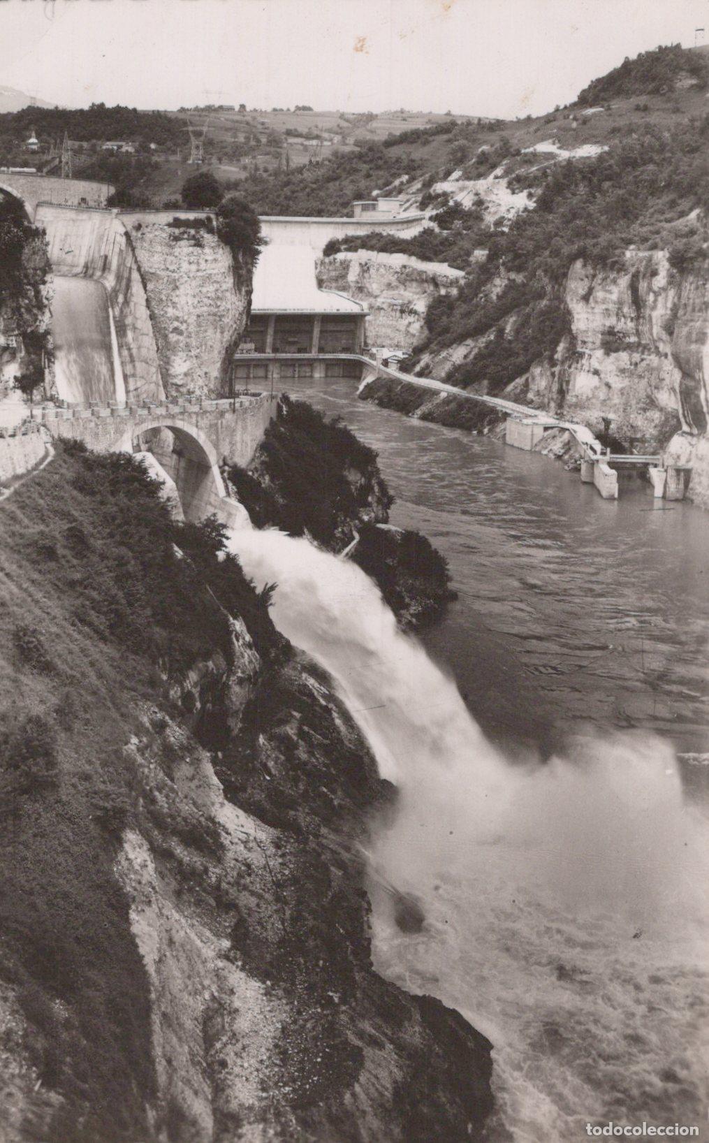 Postcards: France G&eacute;nissiat Centrale &Eacute;lectrique Barrage Chute D Eau Unposted *YAH037