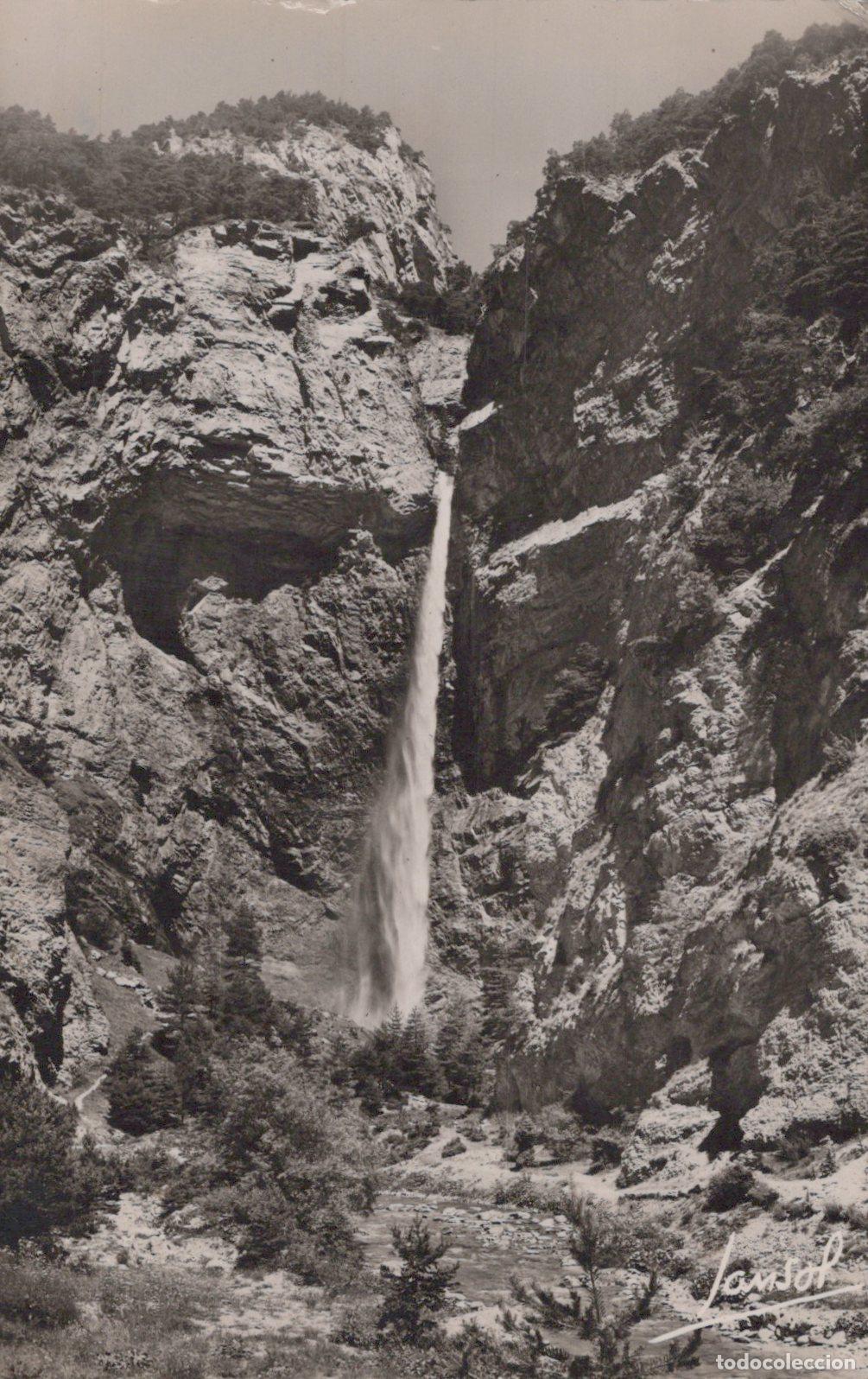 Postcards: France Chambery Aussois Cascade de Saint Beno&icirc;t Chute D Eau Real Photo *YAH035