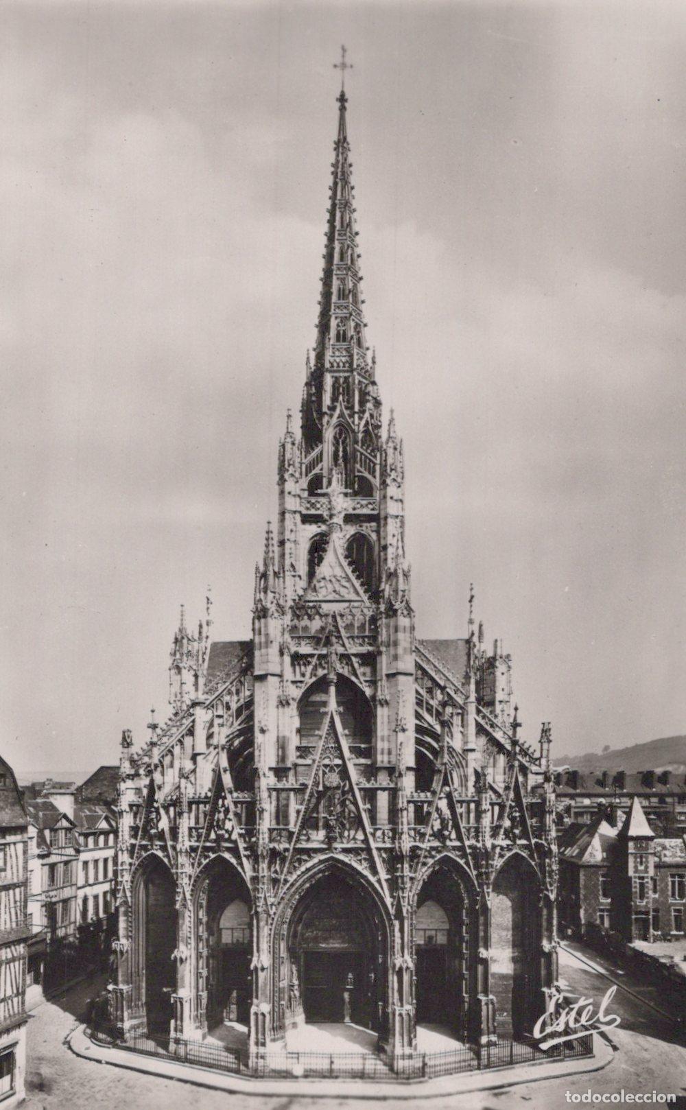 Postcards: France Rouen Normandie Eglise Saint Maclou Real Photo Unposted *YAH044