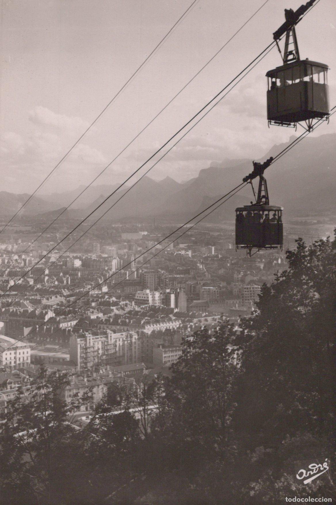 Postcards: France Grenoble Alpes Fran&ccedil;aises T&eacute;l&eacute;f&eacute;rique Real Photo Unposted *YAH065