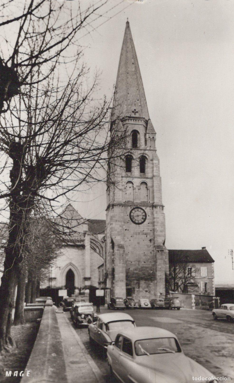 Postcards: France Auxerre Abbaye Saint Germain Tour Romane Xie Real Photo Unposted *YAH052