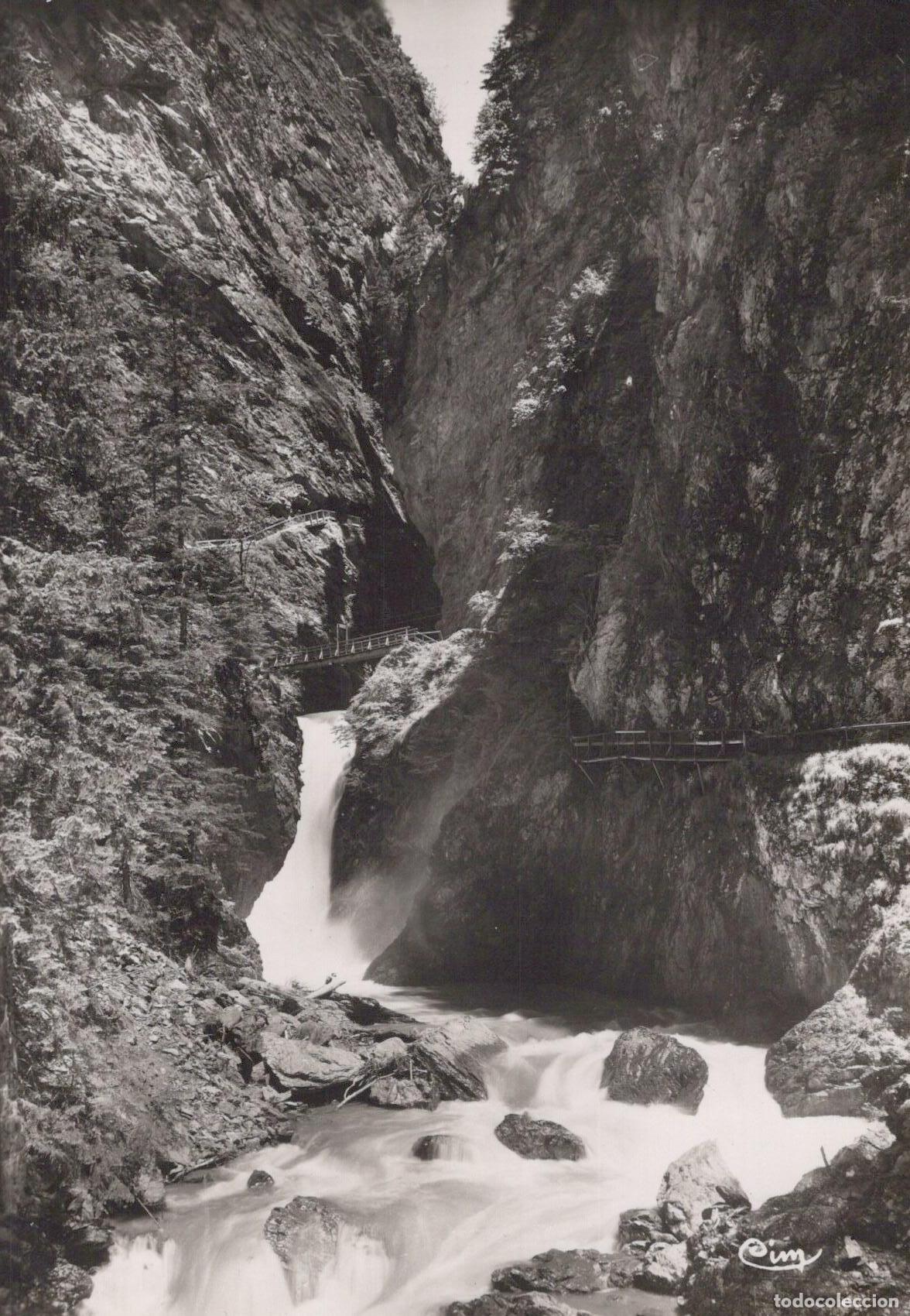 Postcards: France Servoz Gorges de la Diosaz Cascade de L Aigle Unposted *YAH057