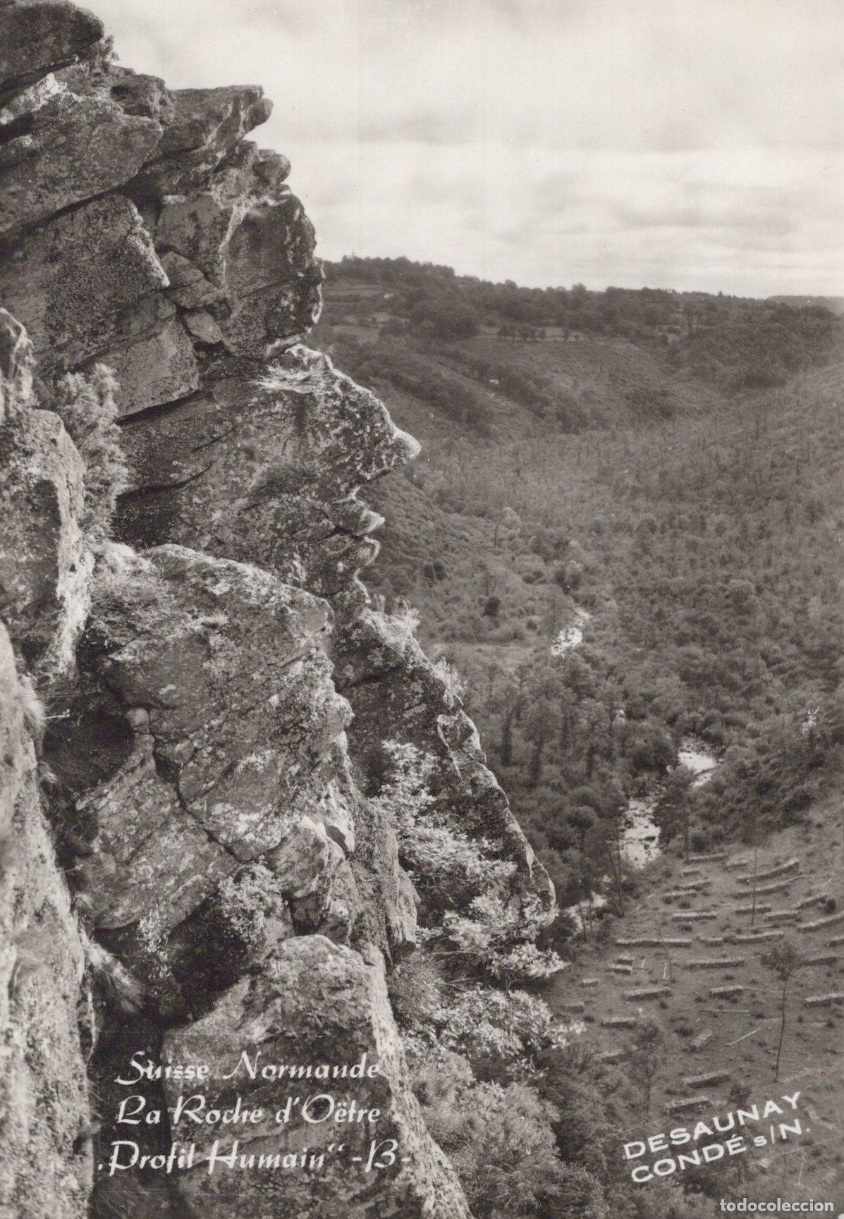 Postcards: Switzerland La Roche France D O&ecirc;tre Profil Humain Unposted *YAH076