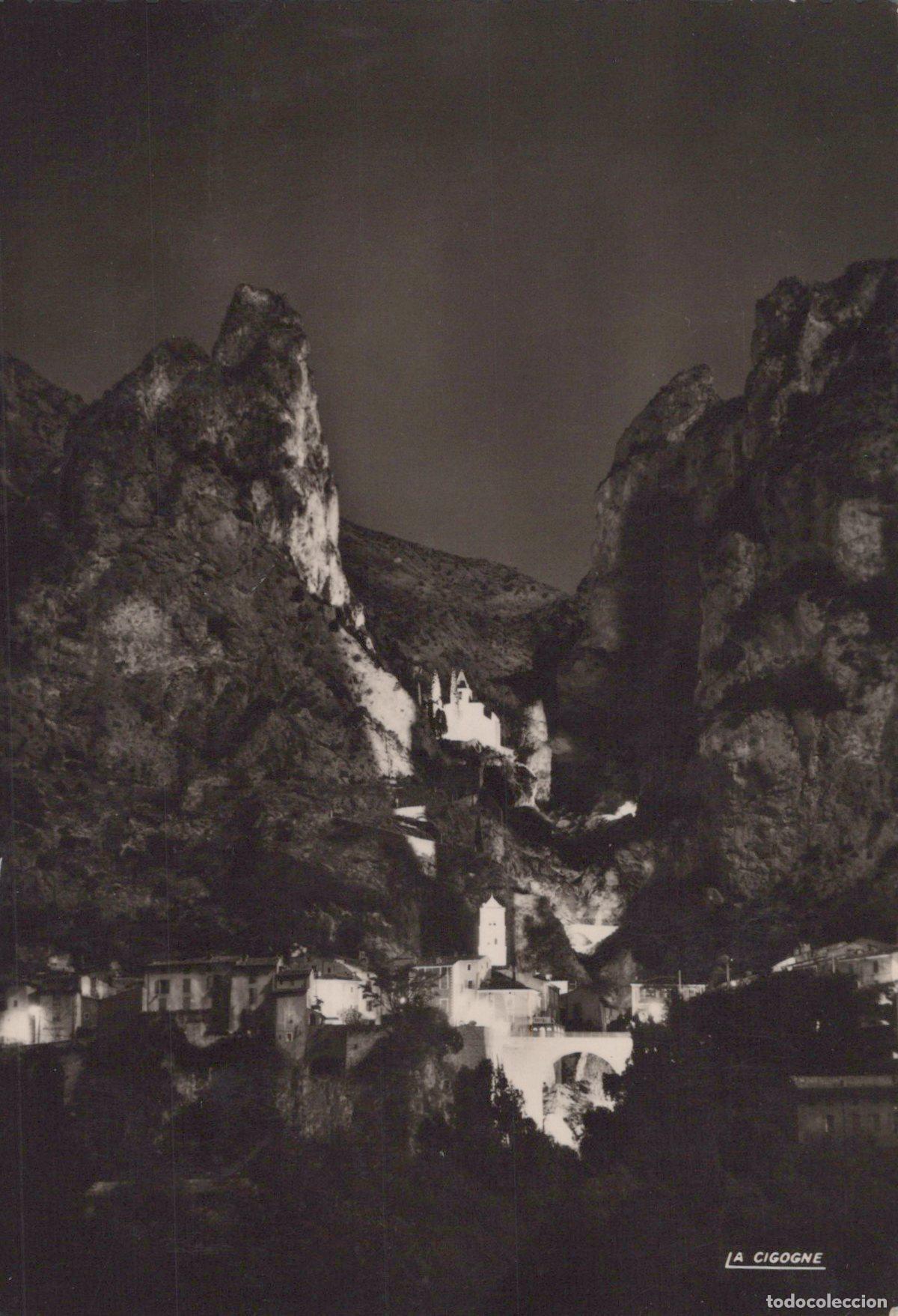 Postcards: France Antibes Village Alpin Architecture Nocturne Montagne *YAH110