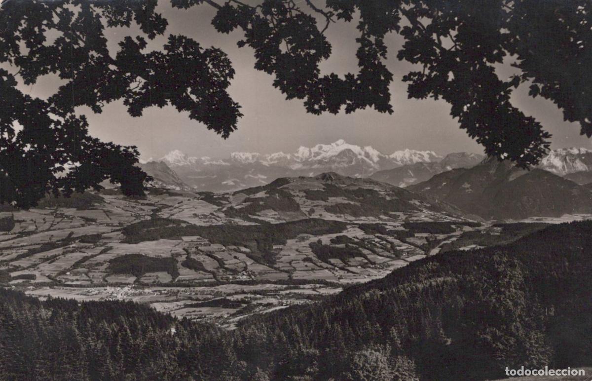 Postcards: France Bo&euml;ge Boege Vue Vall&eacute;e et Cha&icirc;ne Mont Blanc *YAH125