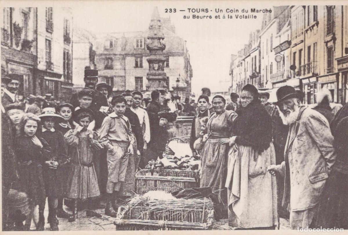 Postcards: France Tours March&eacute; au Beurre et &Agrave; la Volaille *YAH138