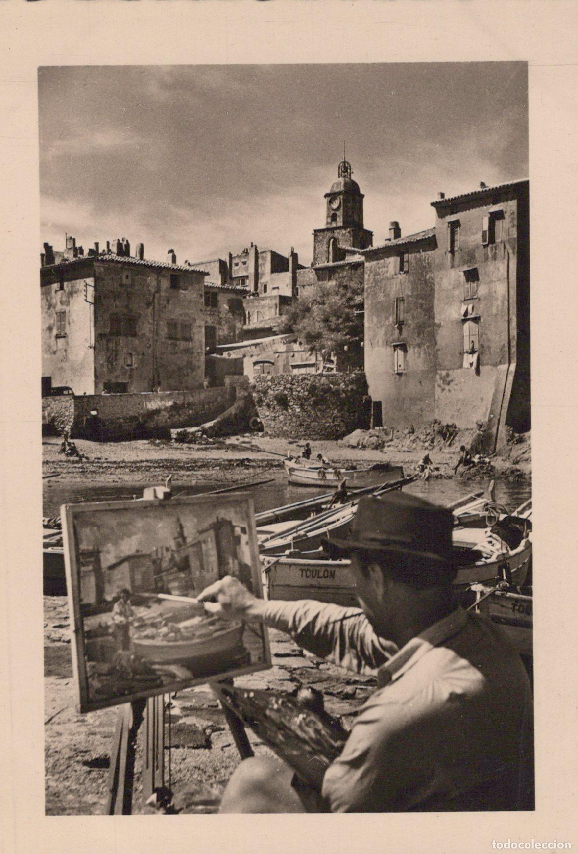 Postcards: France Saint Tropez Artiste Peignant la Ponche Unposted *YAH107