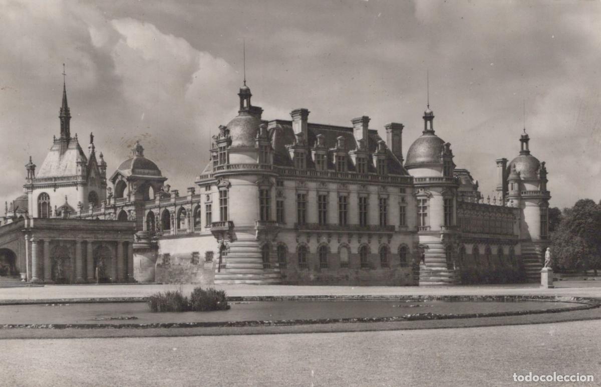 Postcards: France Chantilly Le Ch&acirc;teau Fa&ccedil;ade Nord Est Real Photo Unposted *YAH149