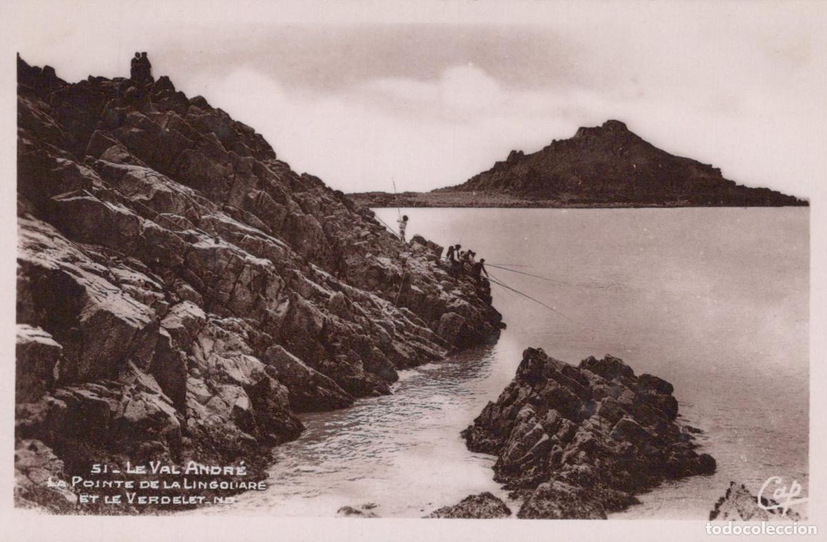 Postcards: France St le Val Andre Bretagne Pointe de la Lingouare Paysage Unposted *YAH164