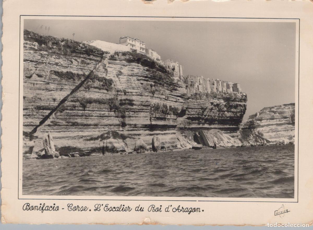 Postcards: France Chartres Bonifacio Corse L Escalier du Roi D Aragon Real Photo *YAH173