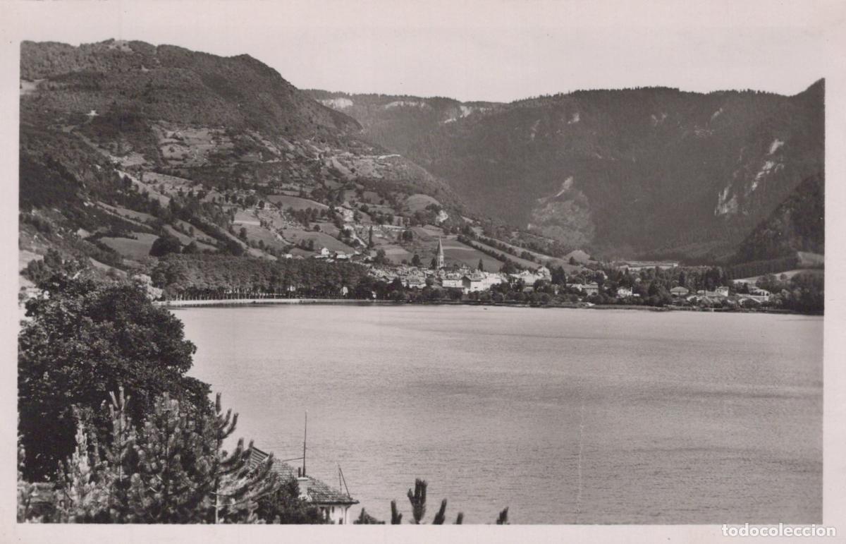 Postais: France Nantua Le Lac et Paysage Montagne Real Photo Unposted *YAH136
