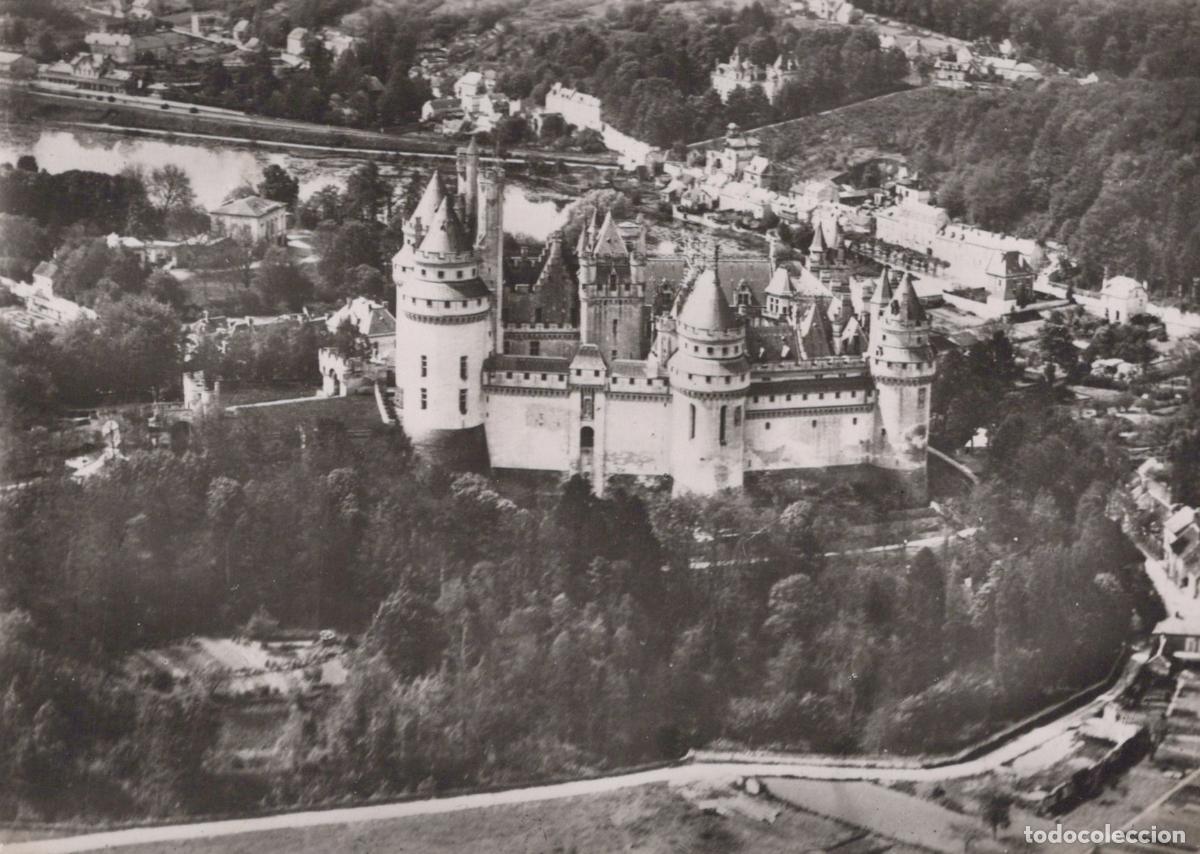 Postais: France Pierrefonds Ch&acirc;teau de Vue A&eacute;rienne Real Photo Unposted *YAH175