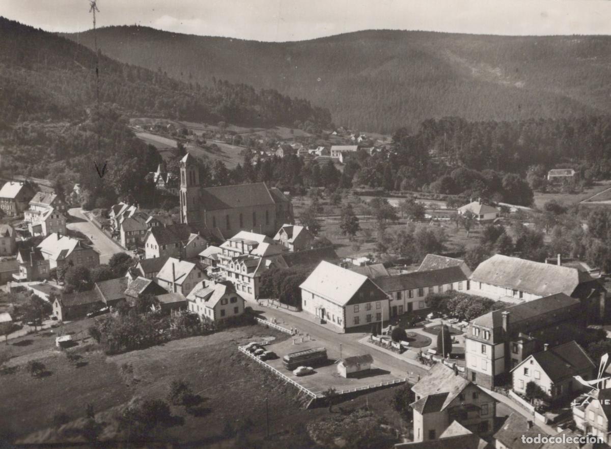 Postales: France Other Unclassified Wangenbourg Vue A&eacute;rienne du Village &Eacute;glise *YAH178