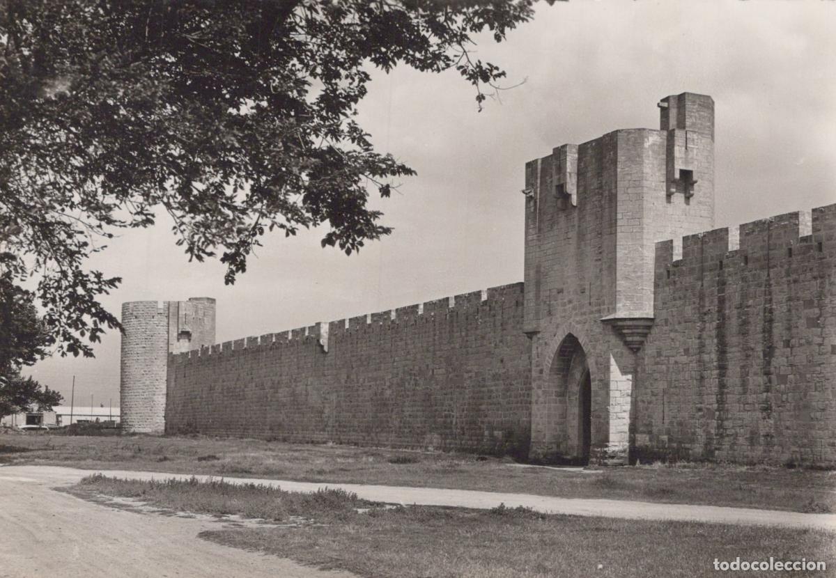 Postais: France Aigues Mortes Remparts XIII S Architecture Real Photo Unposted *YAH194