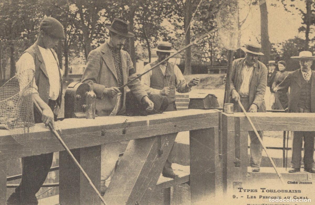 Cartes Postales: France Toulouse P&ecirc;cheurs au Canal Sc&egrave;ne de Vie *YAH152