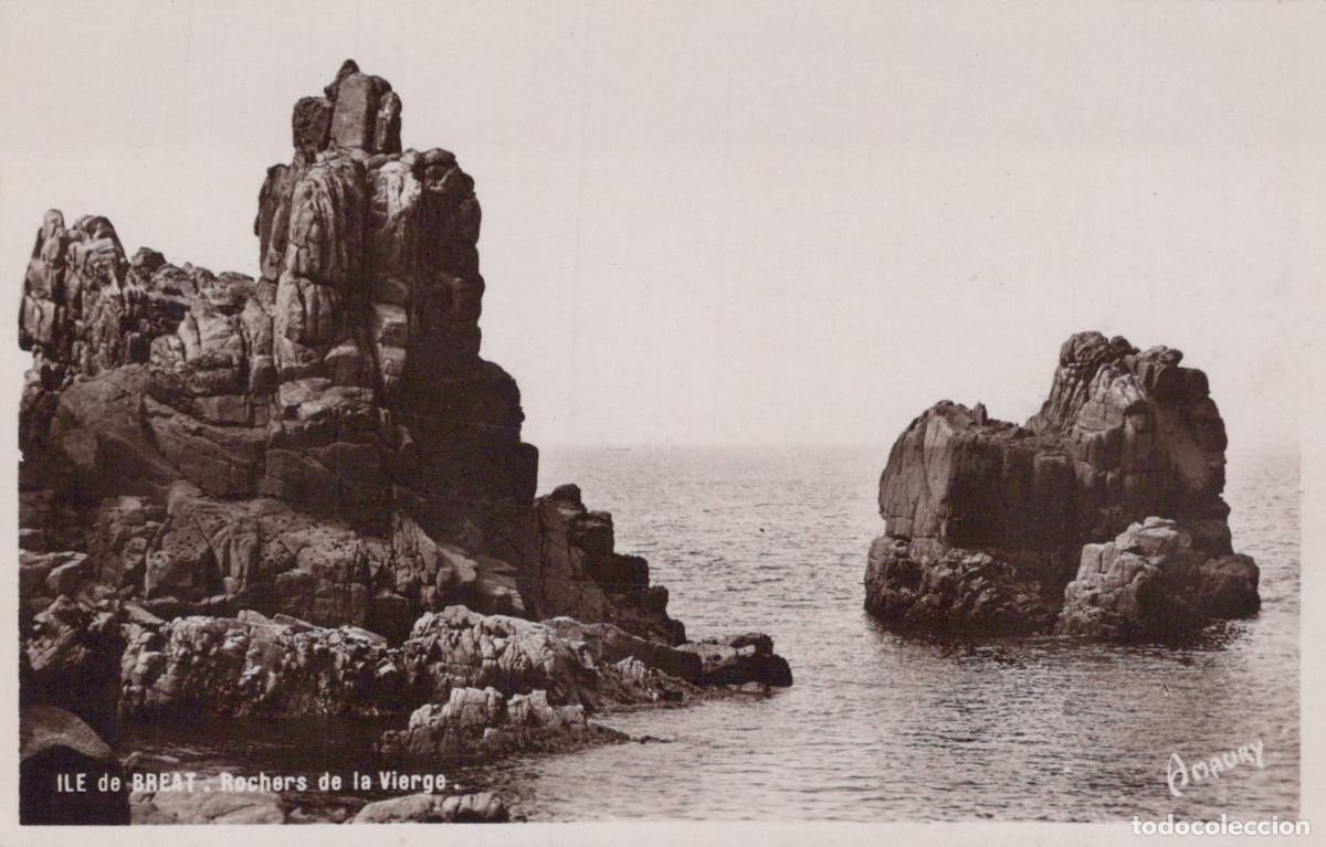 Postcards: France Ile de Br&eacute;hat &Icirc;le de Br&eacute;hat Bretagne Rochers de la Unposted *YAH156