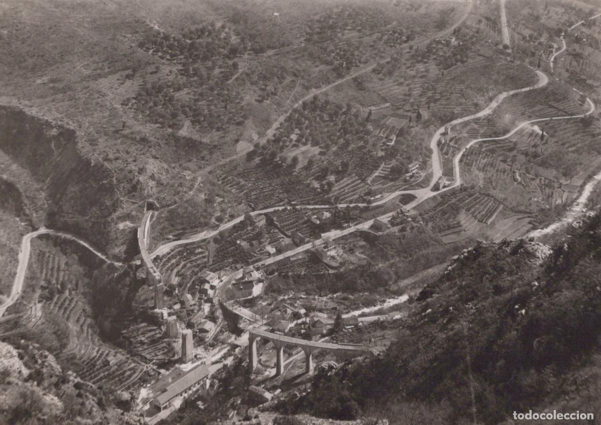 Cartes Postales: France Gourdon Pont du Loup Lacets Paysage Real Photo Unposted *YAH245