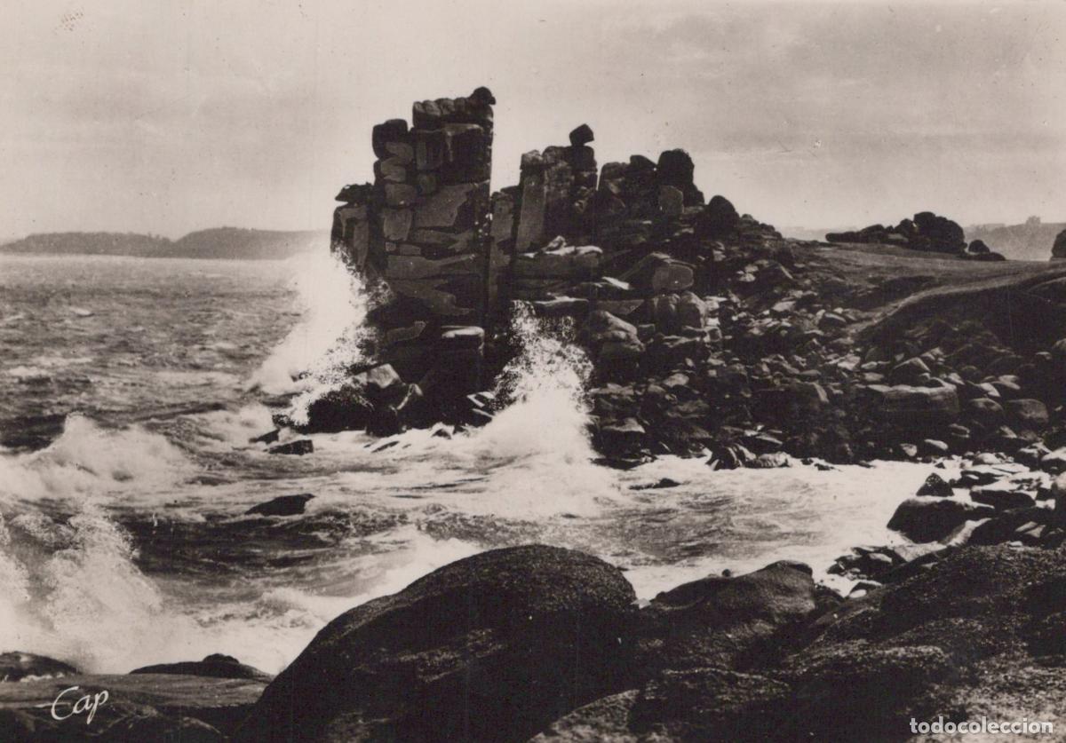 Postais: France Ploumanach Bretagne Temp&ecirc;te au Squevel Paysage C&ocirc;tier Unposted *YAH263
