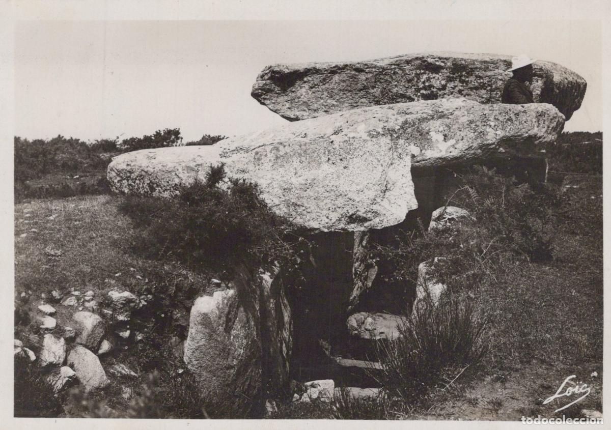 Cartoline: France Locmariaquer Bretagne Dolmen Table des Marchands Unposted *YAH260