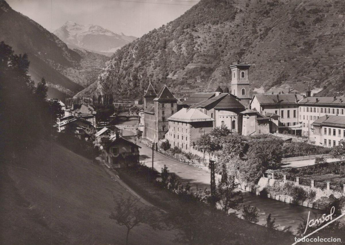 Postales: France Moutiers Vue de la Ville et des Jardins de L Real Photo Unposted *YAH299