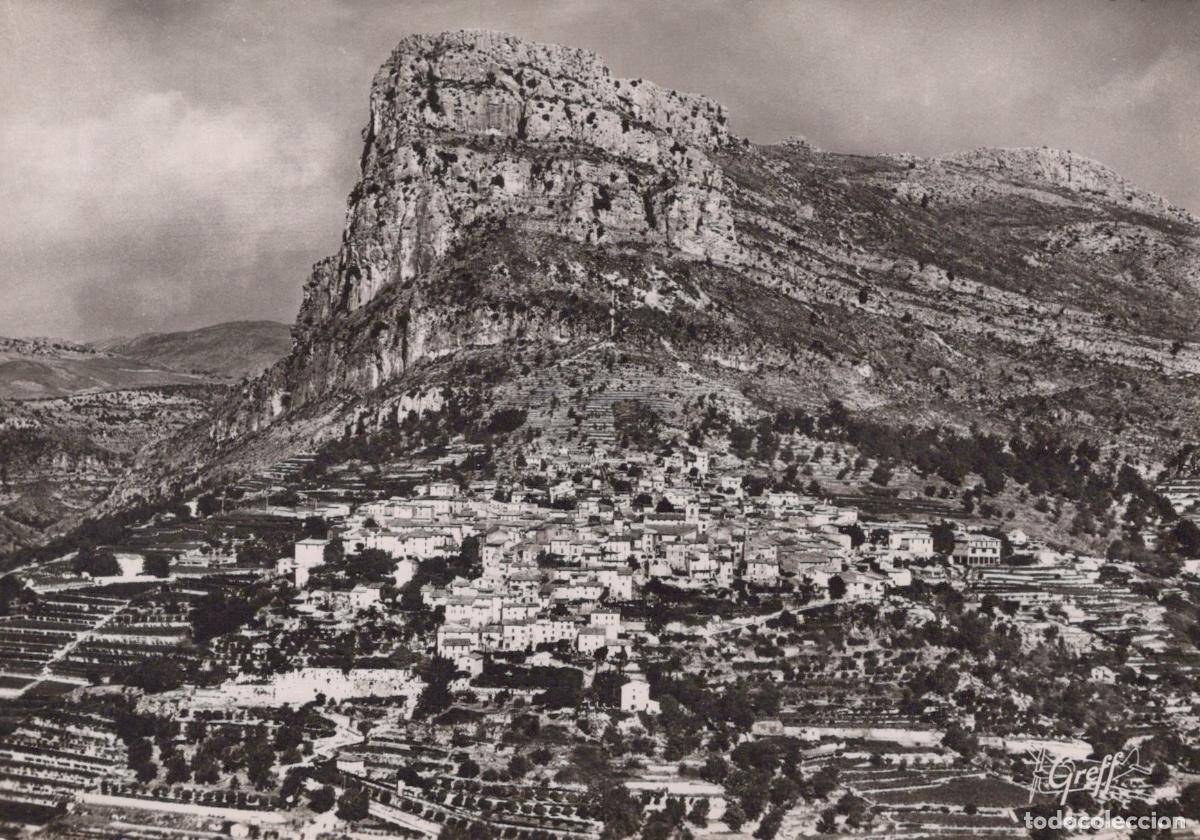 Postales: France Saint Jeannet Vue A&eacute;rienne du Village et du Real Photo Unposted *YAH231