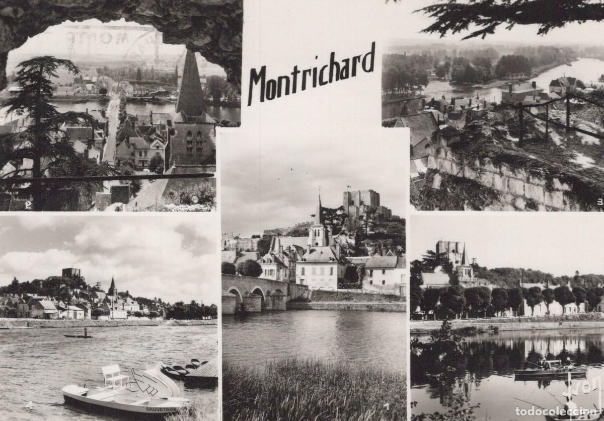 Postais: France Montrichard Ch&acirc;teau Pont Rivi&egrave;re Cher *YAH355