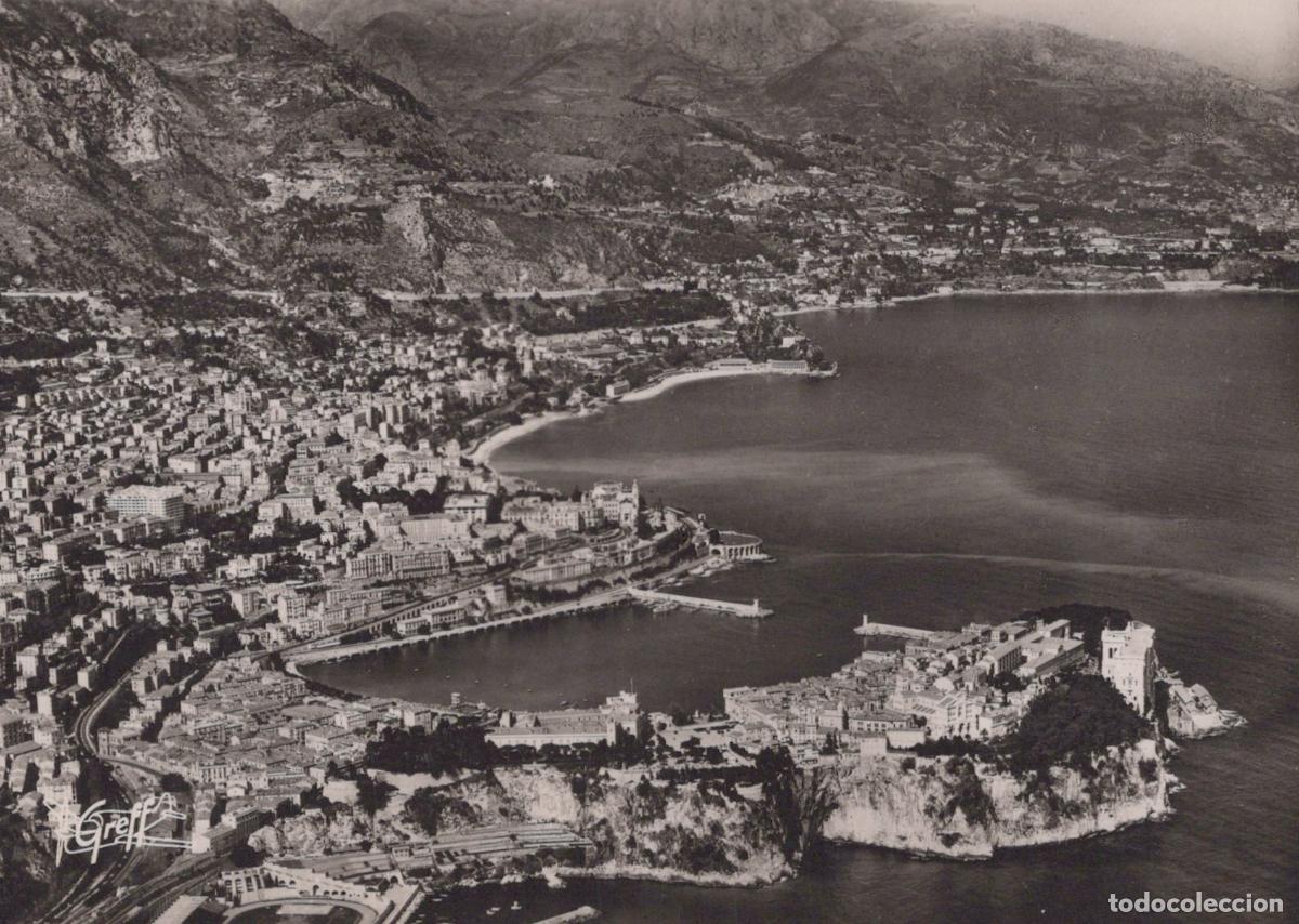 Cartes Postales: Monaco Monte Carlo Vue A&eacute;rienne Principaut&eacute; Palais Real Photo Unposted *YAH364