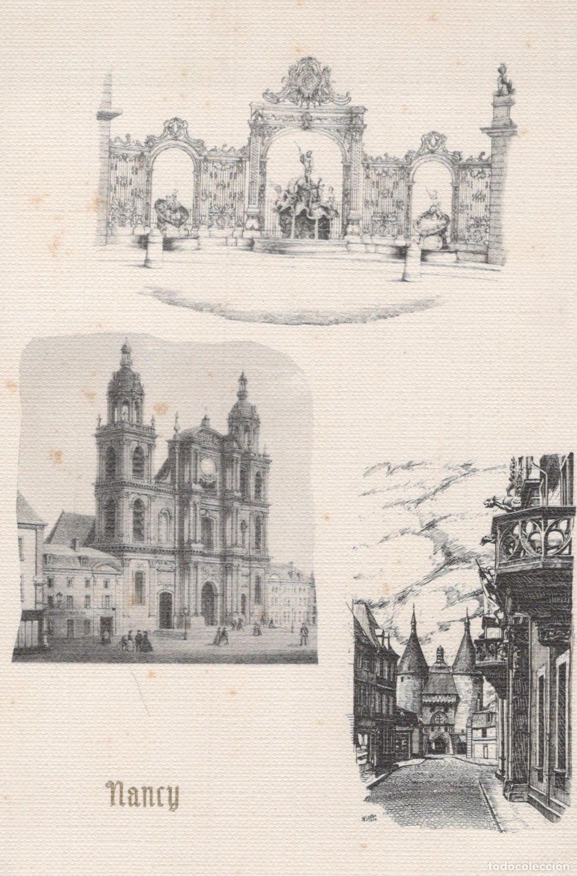 Cartes Postales: France Nancy Architecture Stylis&eacute;e Reflets B&acirc;timents Post&eacute;e *YAH374