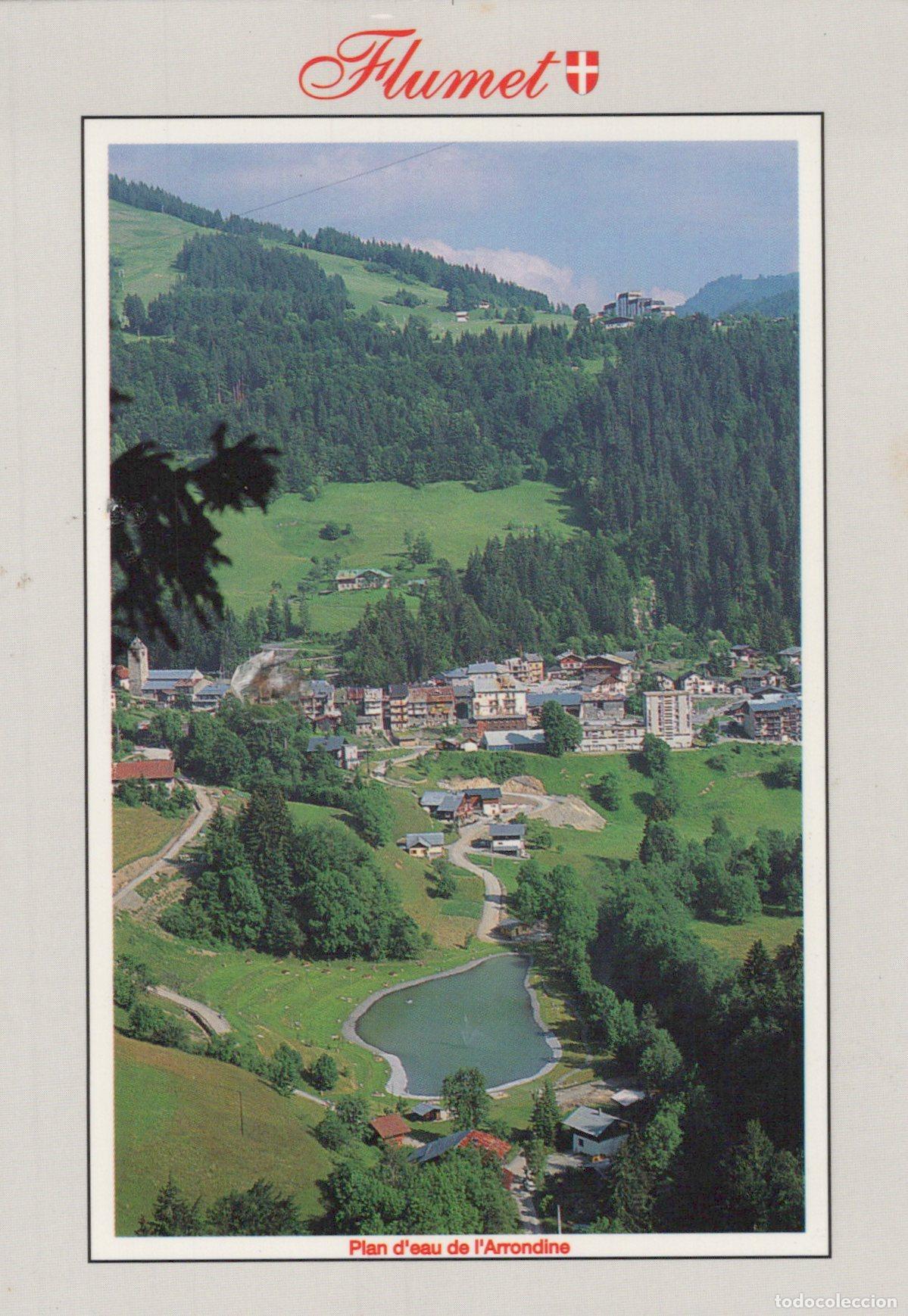 Postcards: France Albertville Flumet Paysage Village Plan D Eau de L Arrondine *YAH399