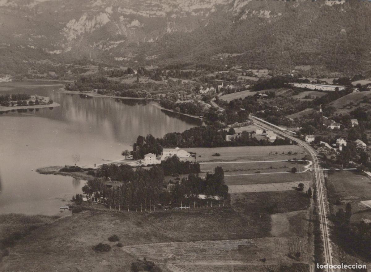 Postcards: France Other Unclassified Lepin Plage Lac D Aiguebelette Vue Unposted *YAH301