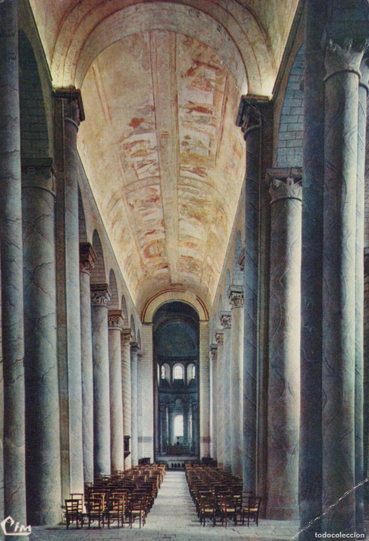 Postcards: France St Savin sur Gartempe &Eacute;glise Abbatiale Nef Centrale Xie Xiie *YAH415