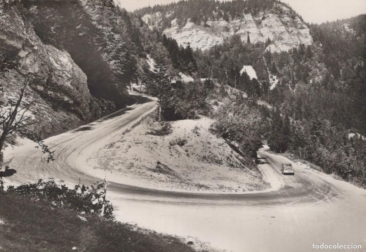 Postais: France Gex Col de la Faucille Route Blanche Paris Geneve *YAH311