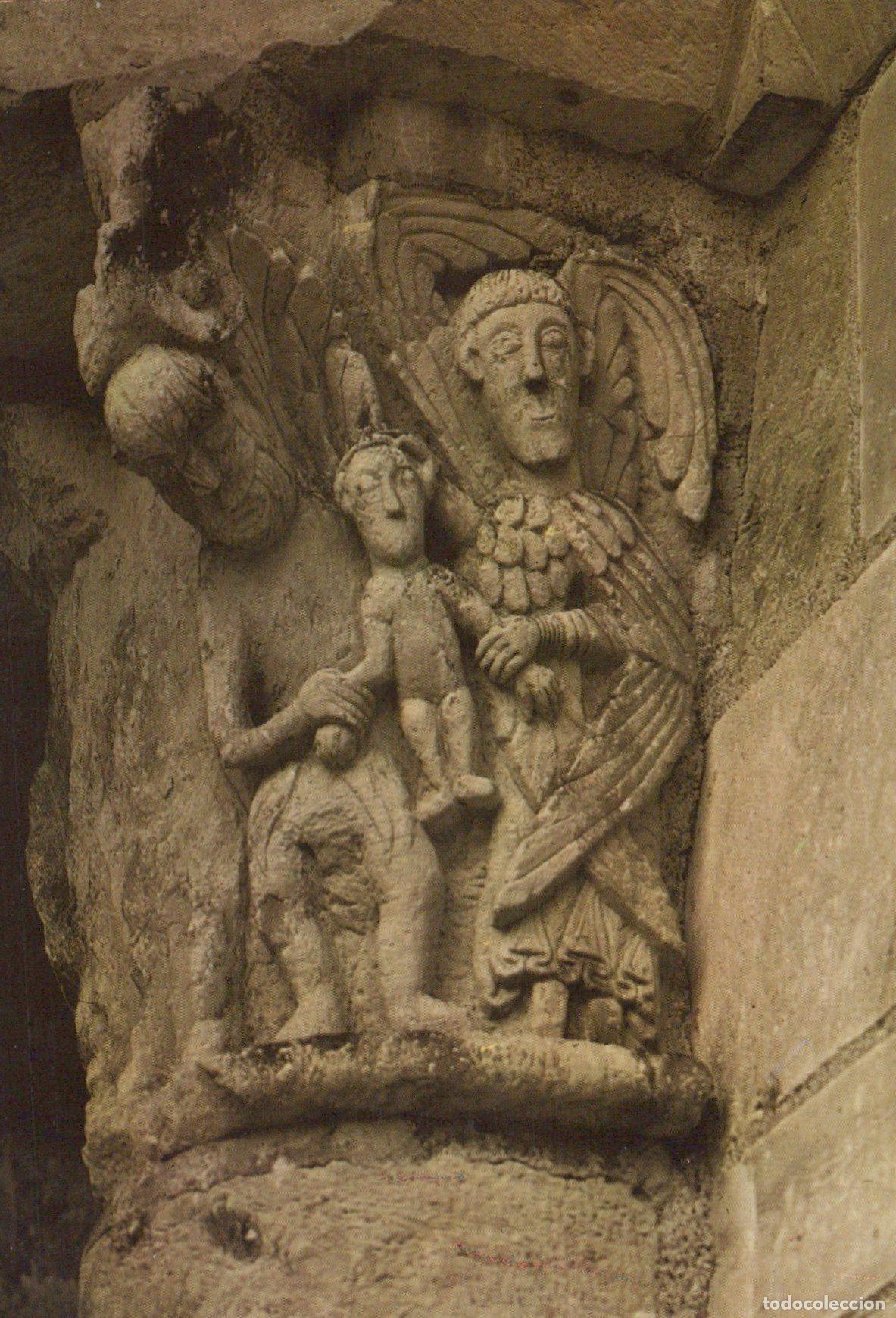 Postales: France Saint Benoit sur Loire Basilique Chapiteau Ange Gardien *YAH444