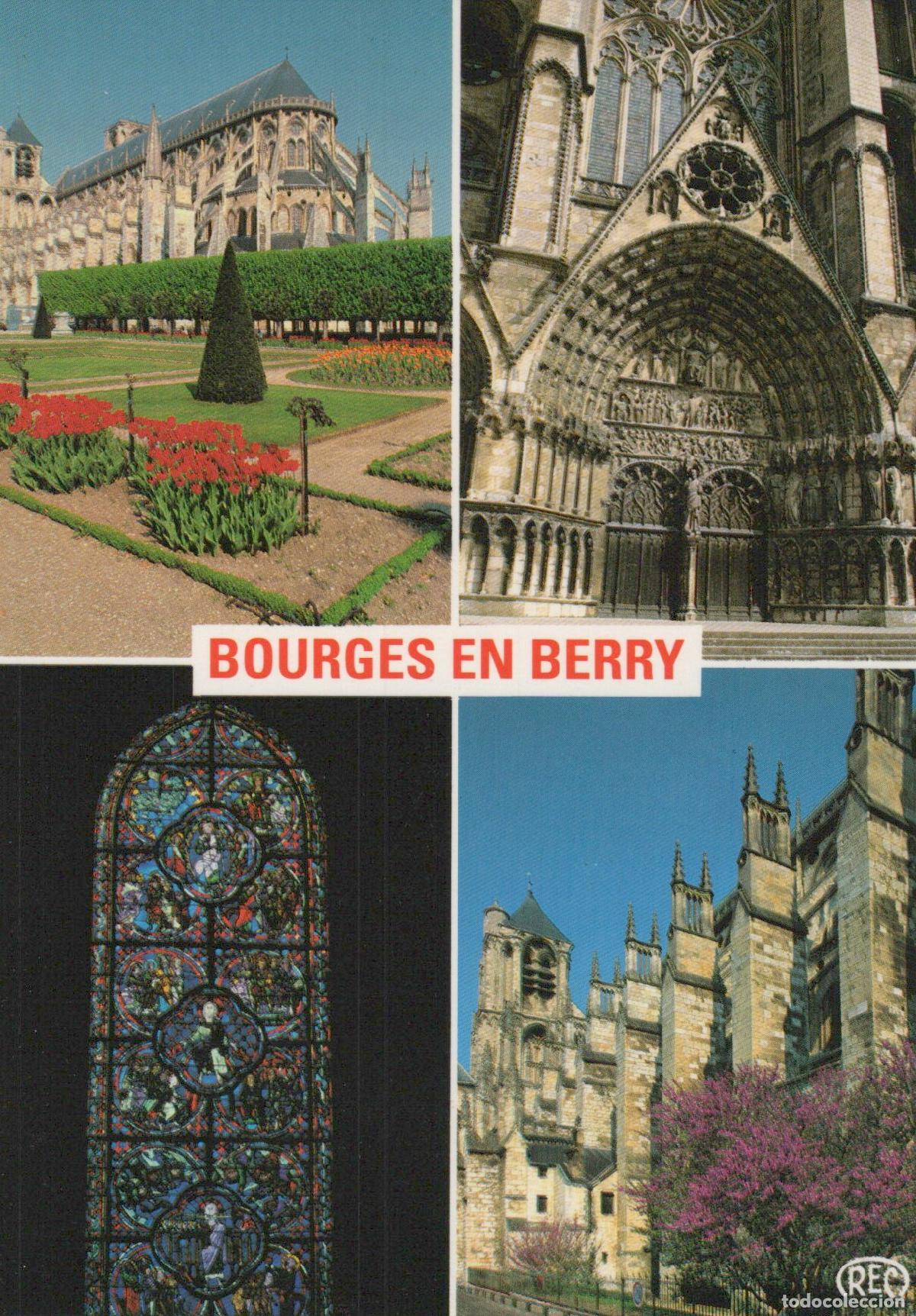 Postales: France Bourges Cath&eacute;drale Saint &Eacute;tienne Architecture *YAH440