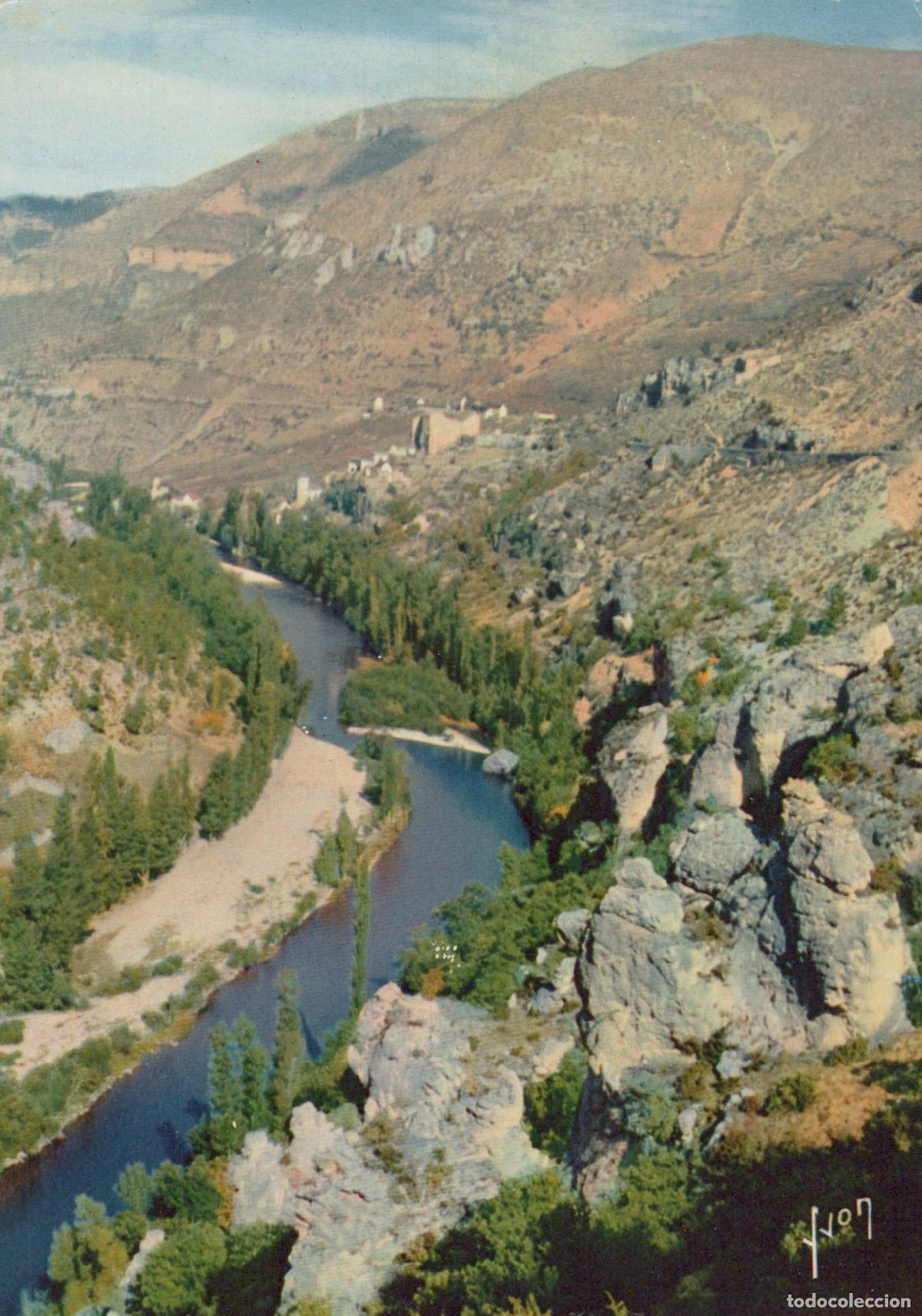 Postkarten: France Gorges du Tarn Paysage Rivi&egrave;re Tarn Castelbouc &Agrave; Prades Unposted *YAH473