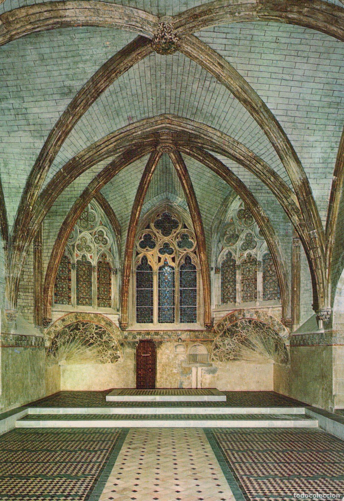 Postkarten: France Perpignan Palais Rois Majorque Crypte Romane Int&eacute;rieur Unposted *YAH489