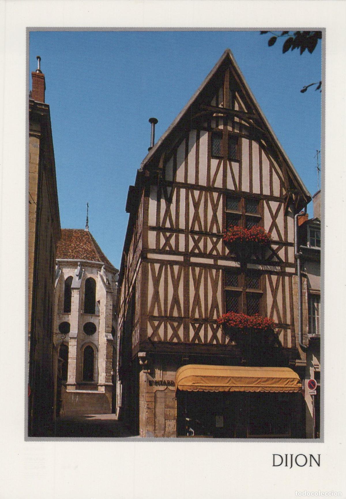 Cartes Postales: France Dijon Quartier M&eacute;di&eacute;val Maison &Agrave; Colombages Circul&eacute;e *YAH499