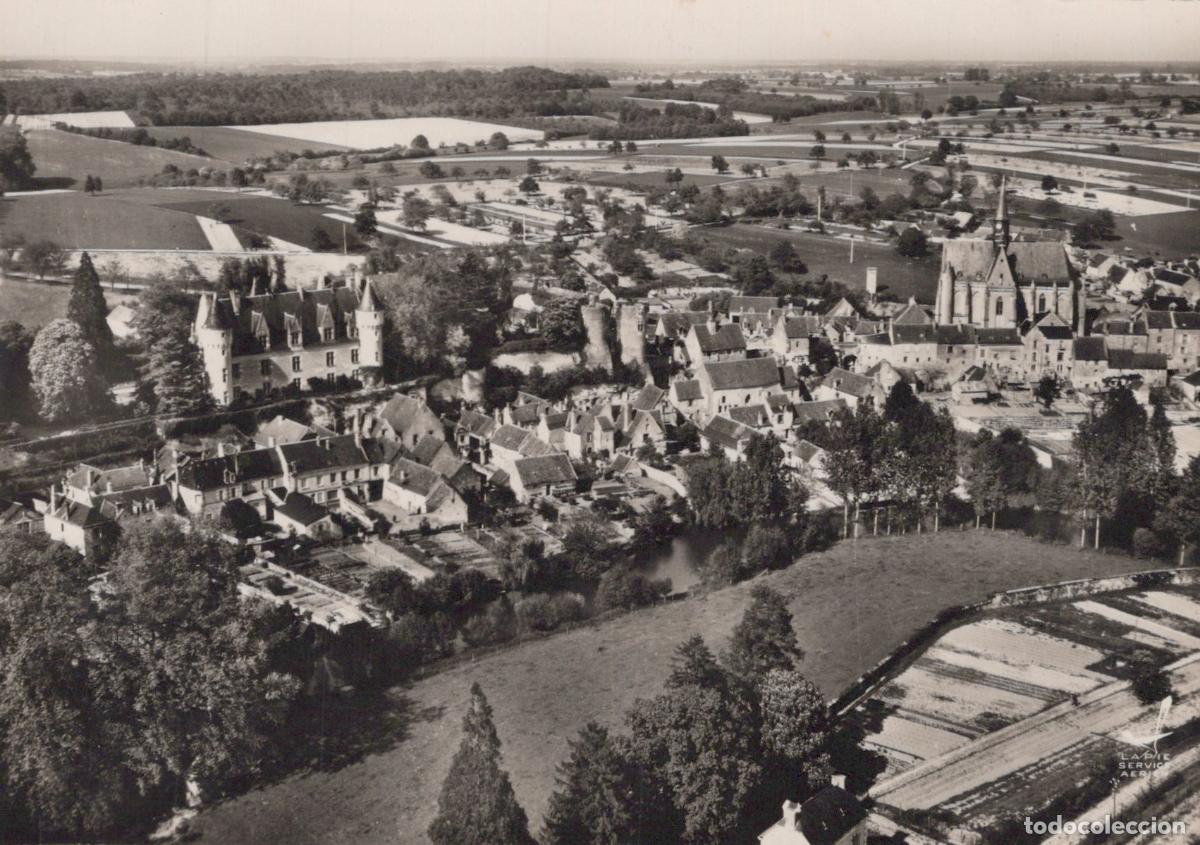 Cartes Postales: France Montr&eacute;sor Montresor Vue A&eacute;rienne Ch&acirc;teau &Eacute;glise Village *YAH346