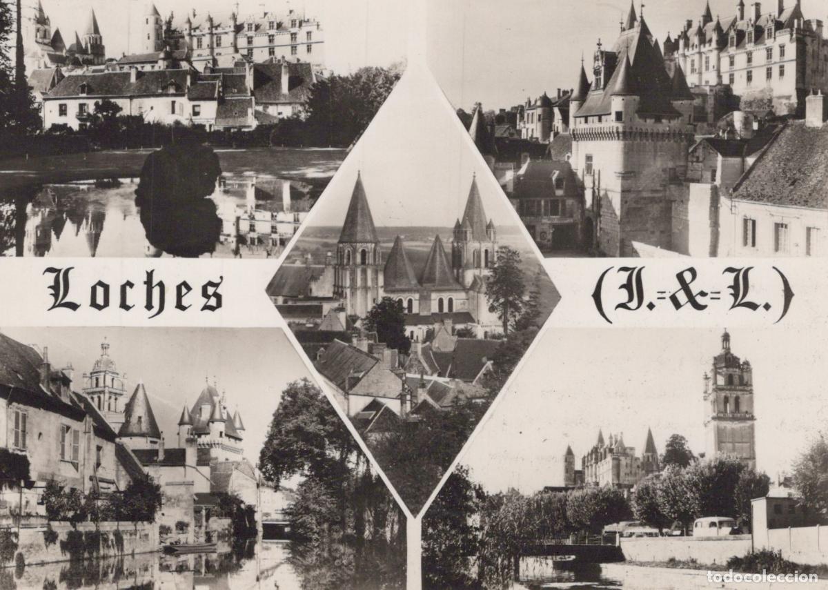 Postcards: France Loches Ch&acirc;teau Royal Vues Multiples Architecture Real Photo *YAH352