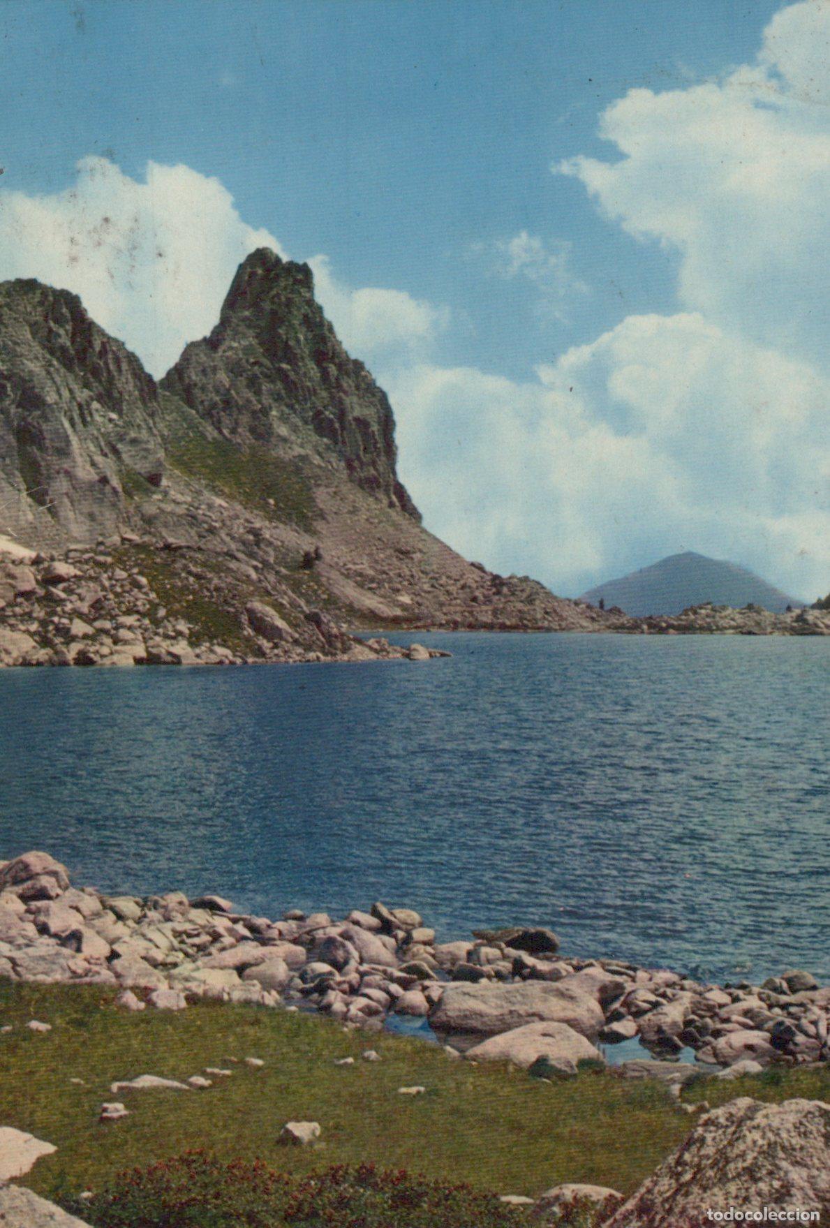 Postcards: France Nice Haute Vesubie Lac N&egrave;gre Montagnes Paysage *YAH534