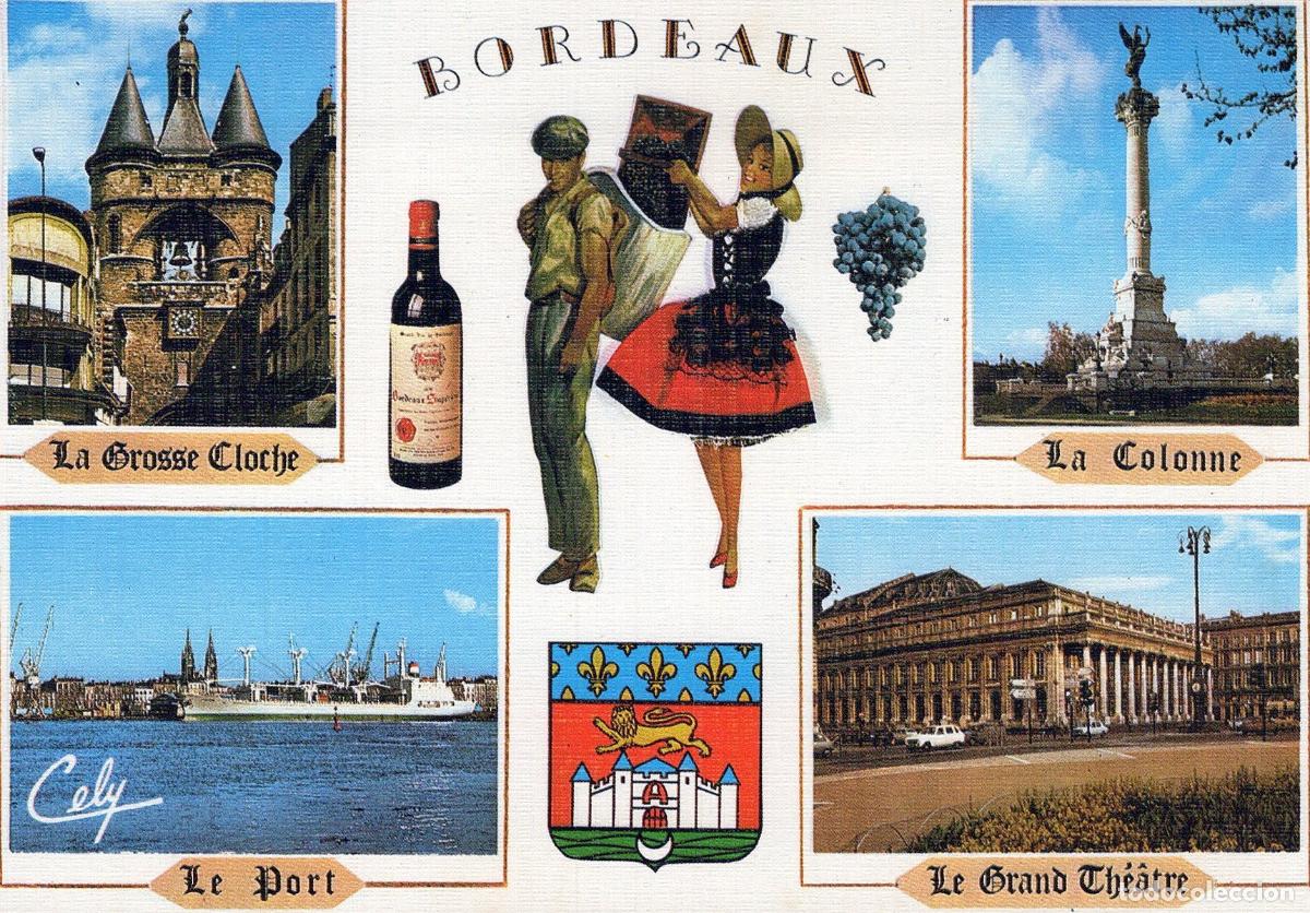 Postales: France Bordeaux Vues Multiples Post&eacute;e *YAH558 - Foto 3