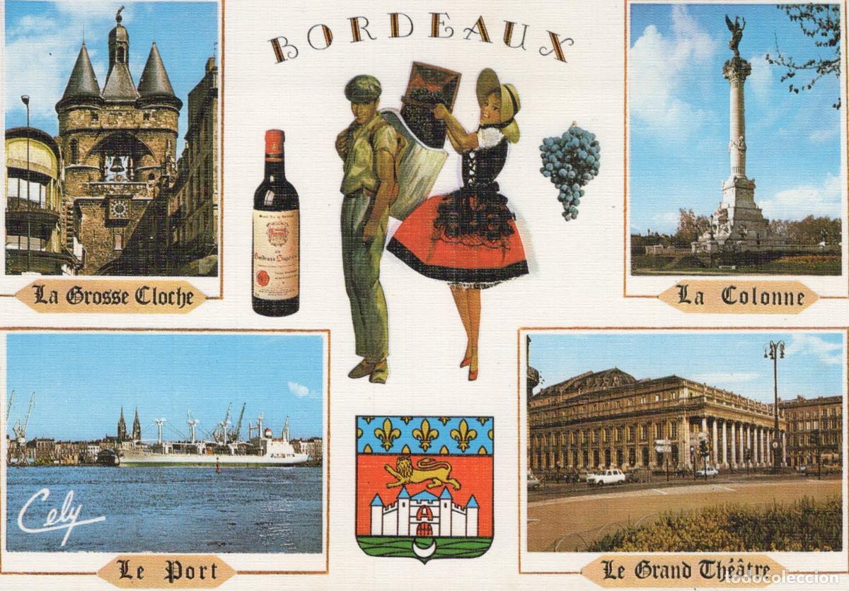 Postkarten: France Bordeaux Vues Multiples Post&eacute;e *YAH558
