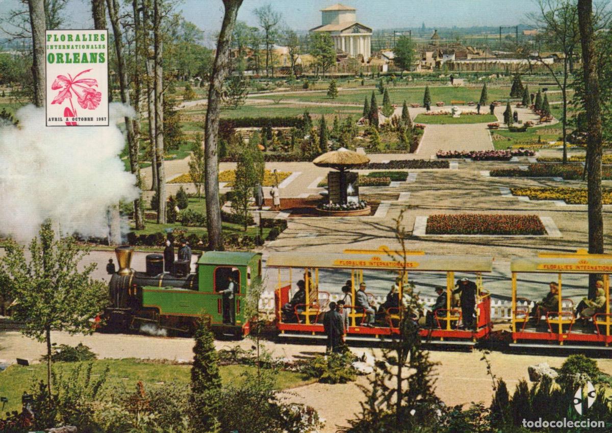 Postales: France Orleans Floralies Internationales 1967 Parc Floral Train Unposted *YAH574