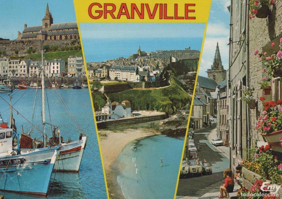 Postais: France Granville Manche Vues Panoramiques du Port Plage Ville Haute *YAH584