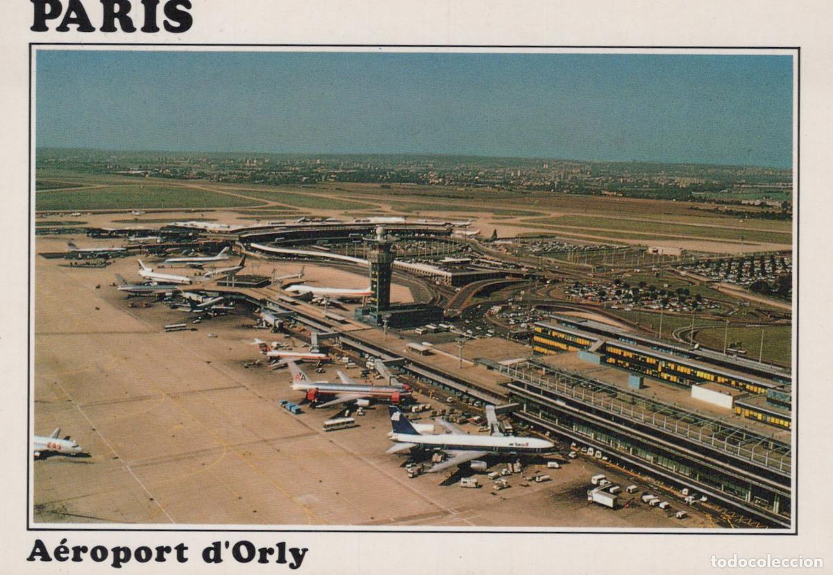 Postkarten: France Arc de Triomphe Paris &Icirc;le de A&eacute;roport D Orly Avions Tour de *YAH589