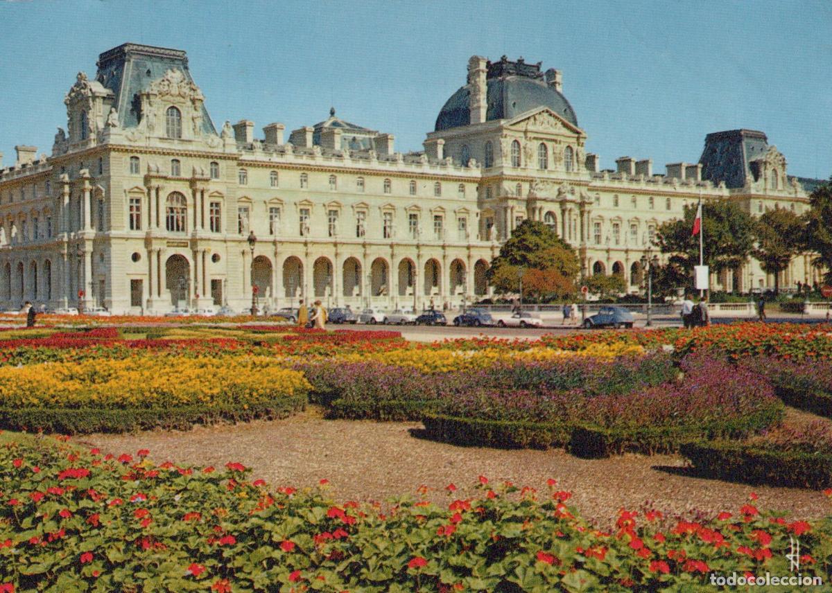 Postkarten: France Louvre Paris &Icirc;le de Palais du et Jardins Architecture Post&eacute;e *YAH593